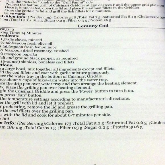 Cuisinart Griddle Cookbook, 250 crispy, easy, healthy recipes - Picture 9 of 10